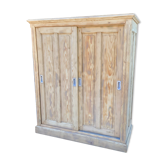 Meuble de métier comptoir buffet bahut enfilade bois brut