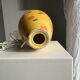 Large yellow lamp base with orange tulip shades, H46 D24