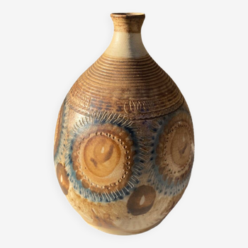 Jean Claude Courjault stoneware vase