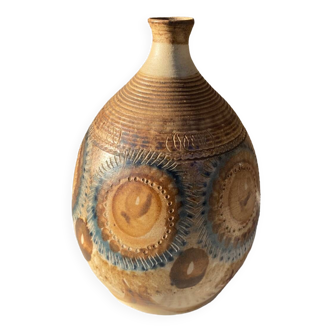 Jean Claude Courjault stoneware vase