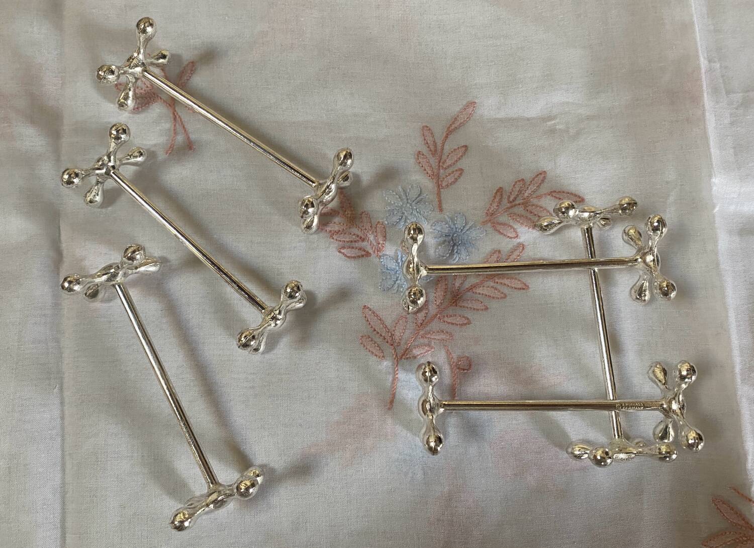 Set of 6 WMF silver-plated knife rests