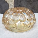 Apricot-colored flower ceiling lamp