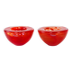 Set of glass candleholders, Swedish design, 1970s, manufactured by Kosta Bo