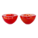Set of glass candleholders, Swedish design, 1970s, manufactured by Kosta Bo
