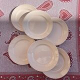 Powder pink plates St-Amand