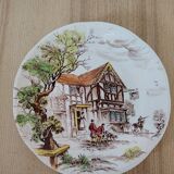 Gien Ludlow plate, hunting scene