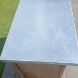 Patinated Parisian buffet – Zinc tray
