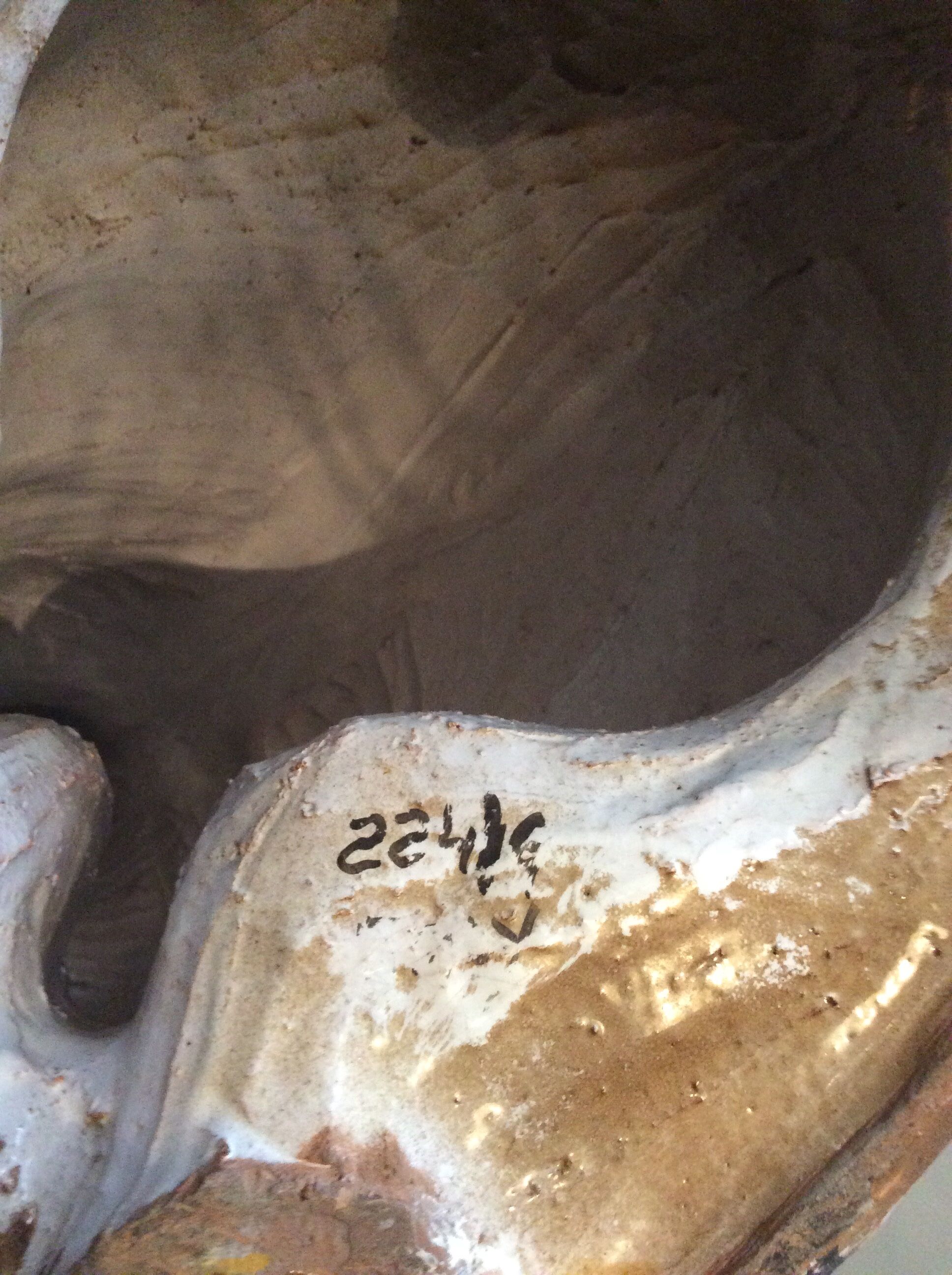 Enamelled terracotta leopard from the 60s Italy