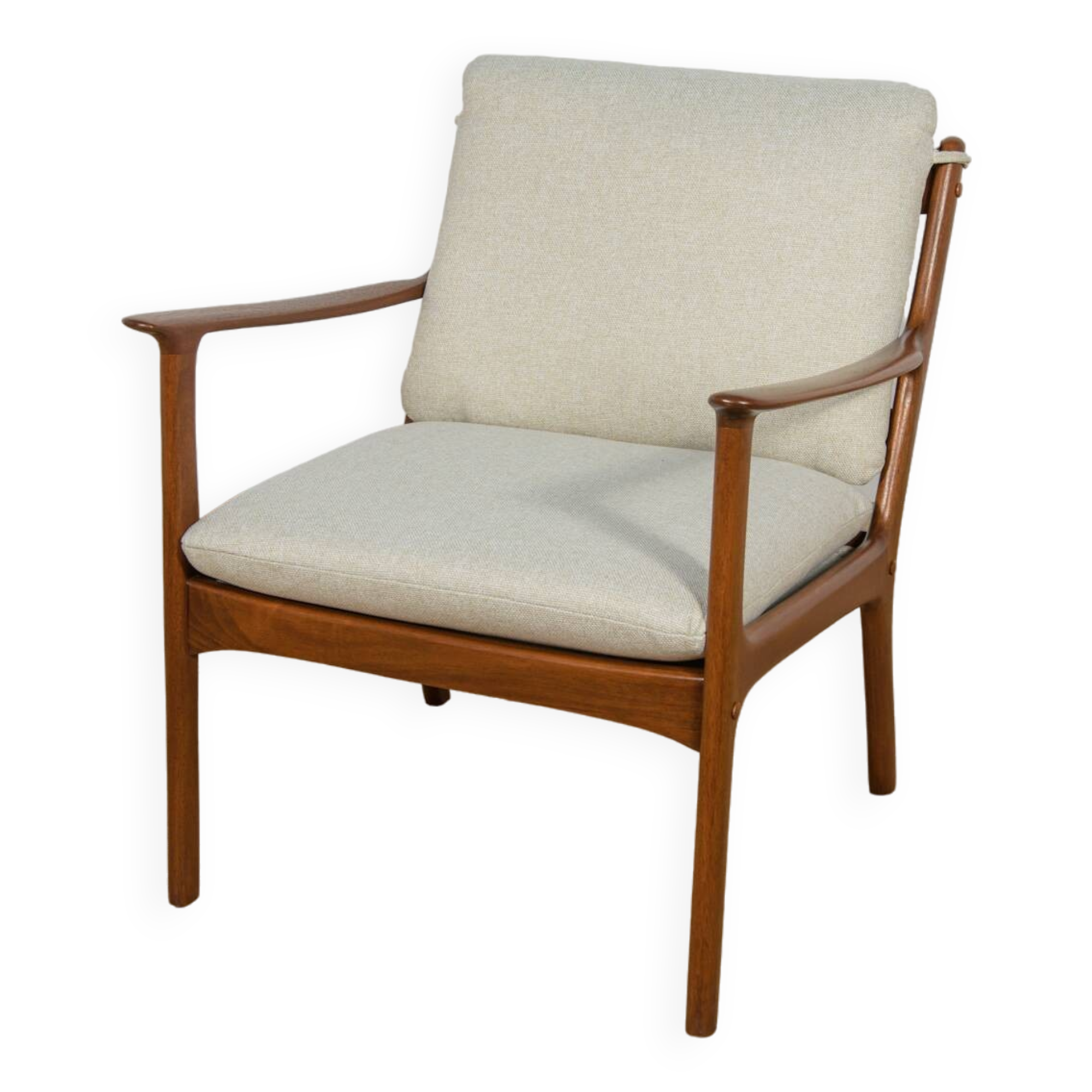 PJ112 Armchair by Ole Wanscher for Poul Jeppesens, Denmark, 1960s