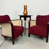 Art Deco Bauhaus armchairs by Lajos Kozma for Thonet Mundus