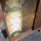 Vintage display cabinet with lighting