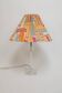 Vintage brass table lamp with plexiglass, 1990s.