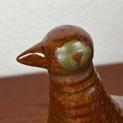 Bird-shaped pottery bottle from a modern Danish workshop, mid-century, 1960s.