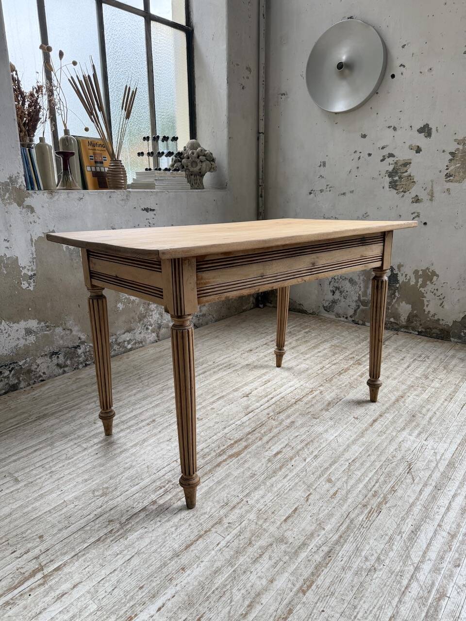 1950s pine desk