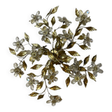 Plafonnier Crystal Flower en tôle