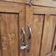 Ancien vaisselier en teck birman