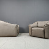 Pair of DS47 armchairs, 1970s