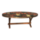 Table basse en céramique et métal - 1960
