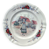 Large dish Obernai Sarreguemines