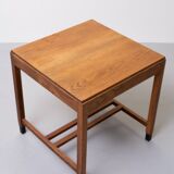 Amsterdamse School Oak writing table Dutch Art Deco 1930s