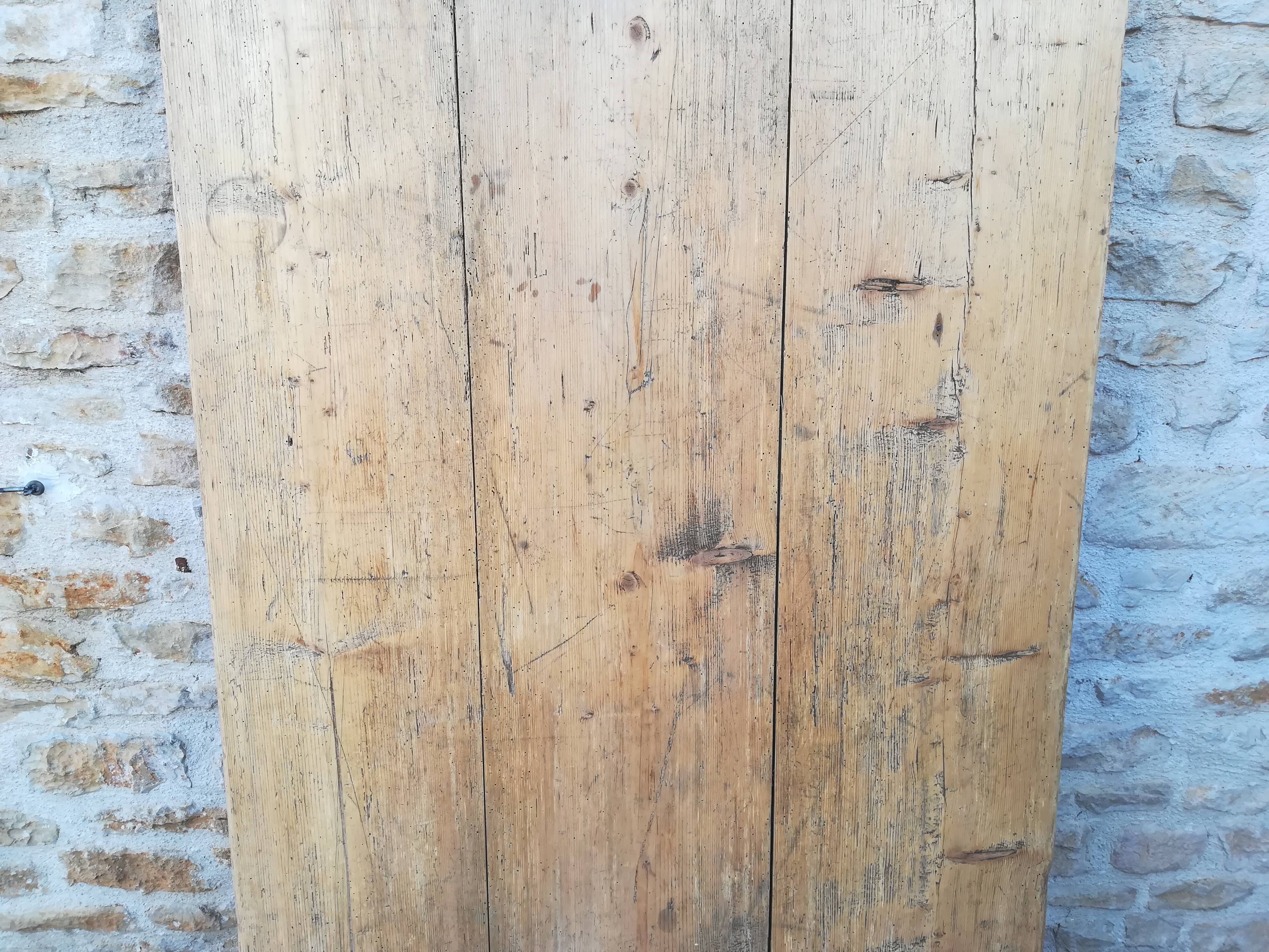 Farm table on trestles