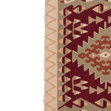 Vintage turkish kayseri kilim rug 4' x 7'5"