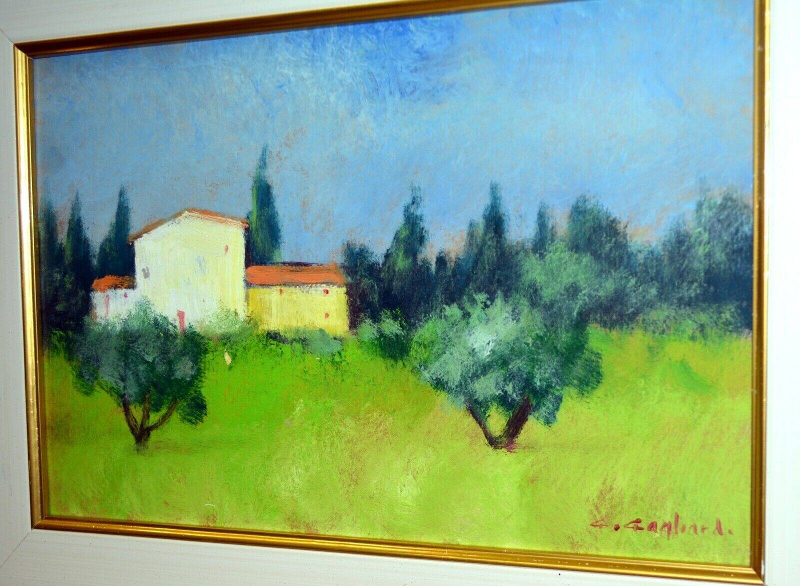 Lush Landscape & Meadow in Bloom Oil Painting