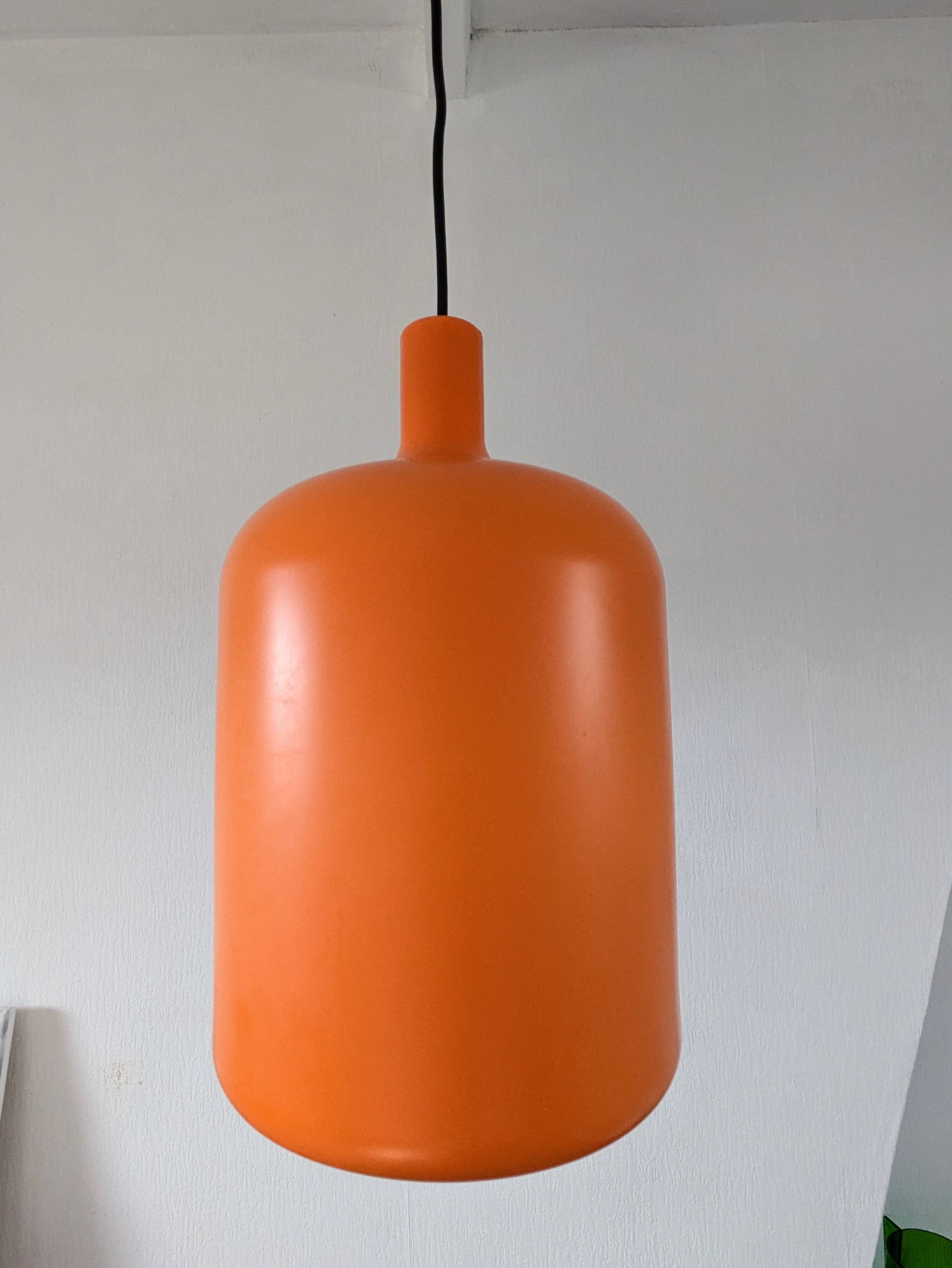 Orange pendant light Bob Design model Bulb