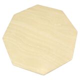 Vintage Octagonal Travertine Coffee Table 70s Design Italian