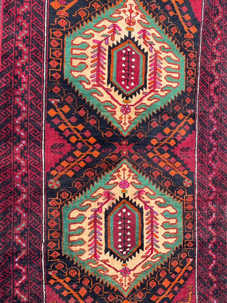 Vintage carpet belutch turkmen 106x188 cm
