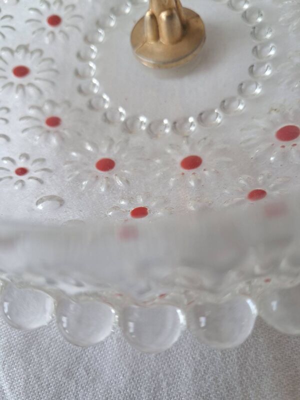 Plateau à étages En verre série Paloma, Attribué à Walther Glas.  1970