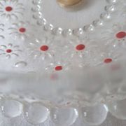 Plateau à étages En verre série Paloma, Attribué à Walther Glas.  1970