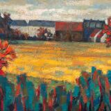 Autumn landscape signed Godelier
