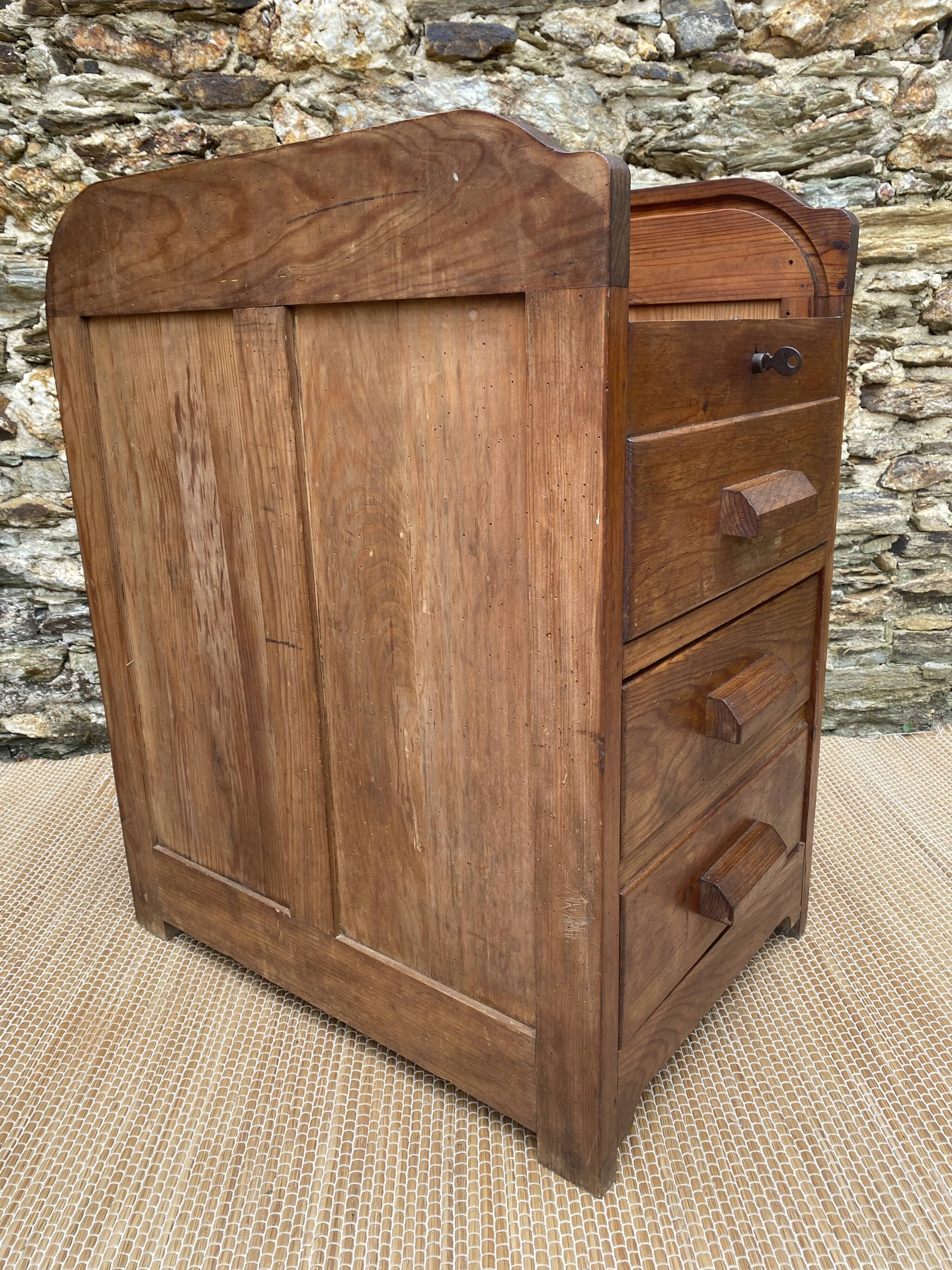 Office furniture, wooden sliding-door filing cabinet