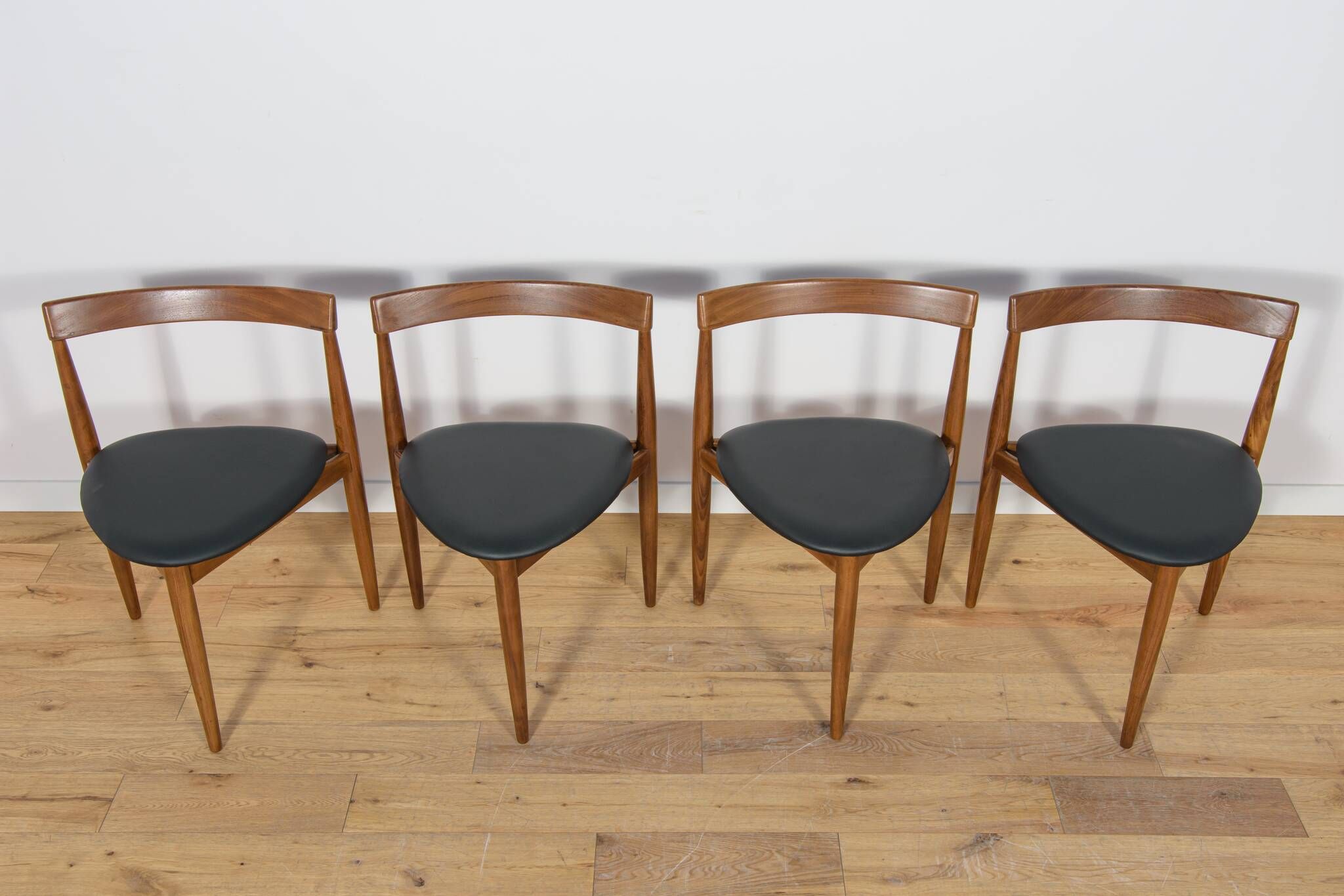 Mid-Century Teak Dining Table and Chairs Set by Hans Olsen for Frem Røjle,