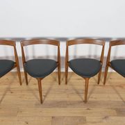 Mid-Century Teak Dining Table and Chairs Set by Hans Olsen for Frem Røjle,