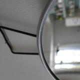 Barber magnifying mirror