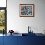 Sven-Olof Hamlet still life oil painting with pitcher | 1955