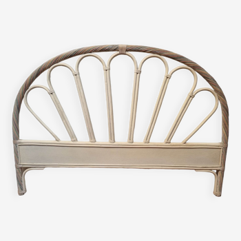 Rattan headboard