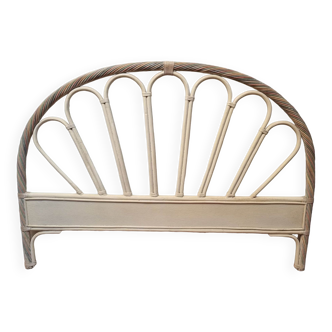 Rattan headboard