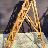 Vintage folding stepladder display 5 steps