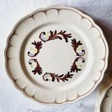 Assiettes plates Salins France