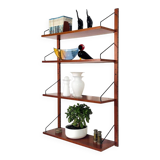 Poul Cadovius one bay teak Wall unit