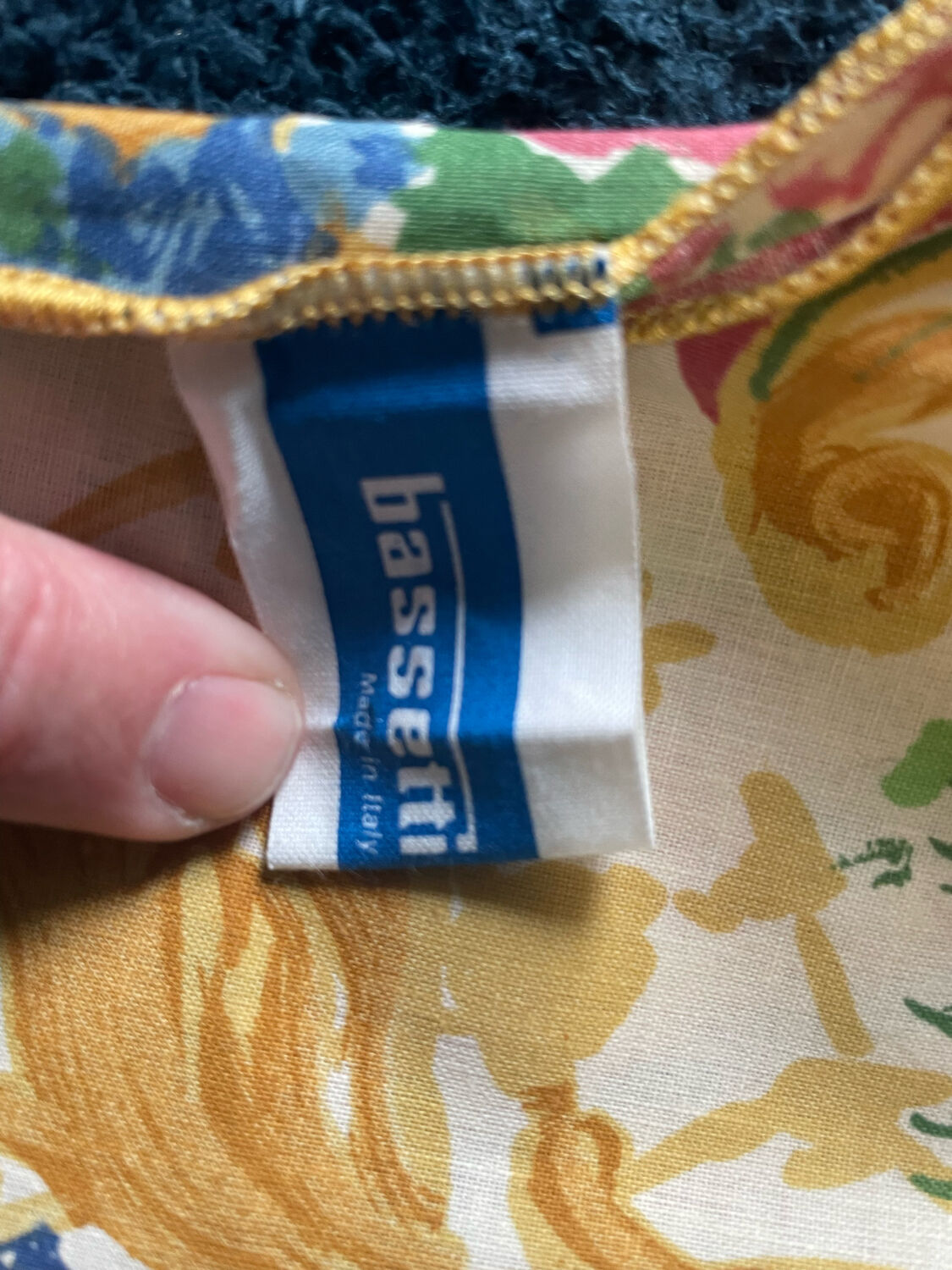 Vintage tablecloth by Basetti