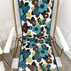 Pair of vintage Lafuma armchairs from the 60s/70s – Made in France – floral fabric
