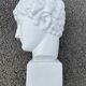 Buste Hermes en plâtre sur socle
