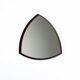 Thomas Poss Eferfolger wall mirror in rosewood triangular Denmark 1960