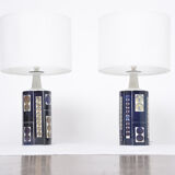 Pair of Royal 7 Midcentury Table Lamps by Ingelise Koefoed for Fog & Mørup