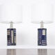 Pair of Royal 7 Midcentury Table Lamps by Ingelise Koefoed for Fog & Mørup