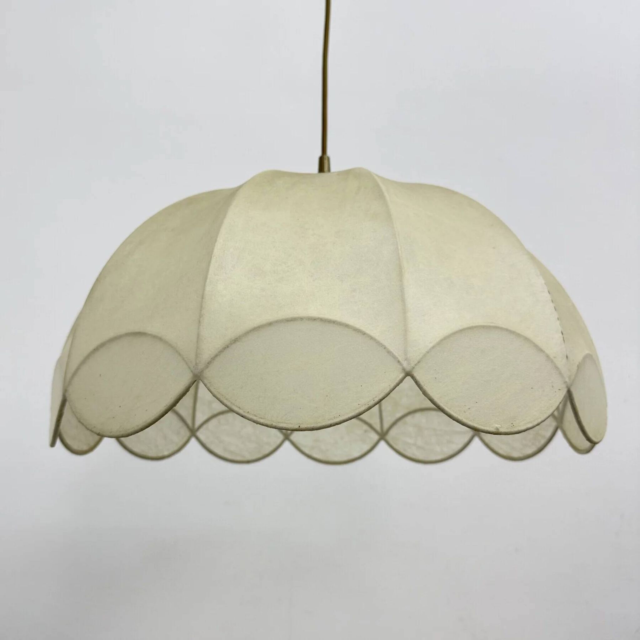 German mid-century "Cocoon" wavy chandelier by Goldkant, 1970s